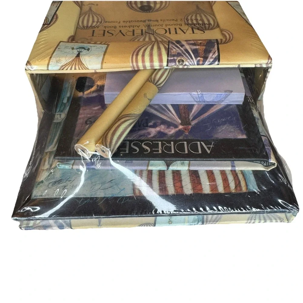 Chad Barrett/Art in‎ Motion stationary Gift Set. '. 'New Sealed' Hot Air Balloon
